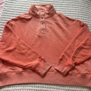 American Eagle Outfitters Coral Knit Top